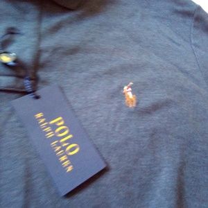 Blue Ralph Lauren Polo (Sz L) (Long Sleeve)